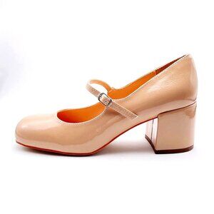 Bamboo Nude Mary Jane Heels - 7.5
